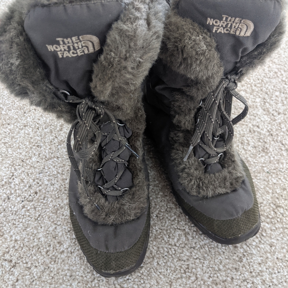 The North Face down boots